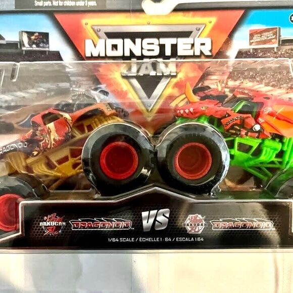 SPIN MASTER MONSTER JAM DRAGONOID VS DRAGONOID 1/64 Scale - Picture 1 of 8